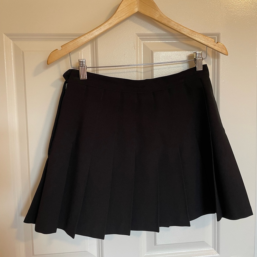 Skyr Sport Vintage Black Pleated Tennis Skirt